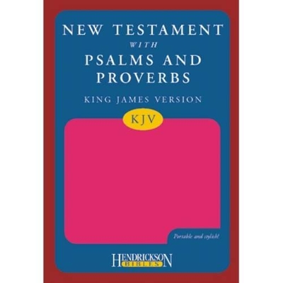 KJV New Testament with Psalms and Proverbs book