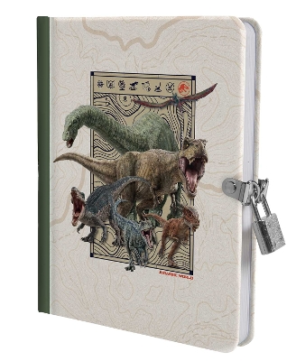 Jurassic World Invisible Ink Lock & Key Diary book