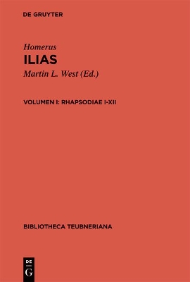 Ilias, vol. I: Rhapsodiae I-XII book