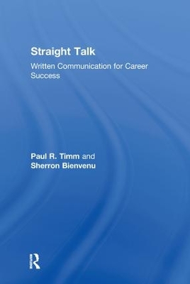 Straight Talk by Paul R. Timm