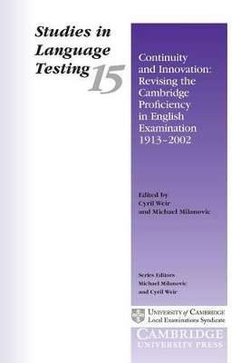 Continuity and Innovation book