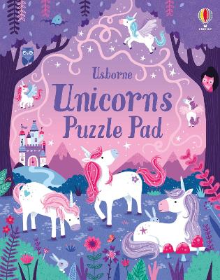 Unicorns Puzzle Pad book