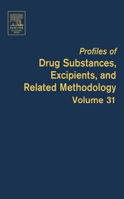 Profiles of Drug Substances, Excipients and Related Methodology by Harry G. Brittain