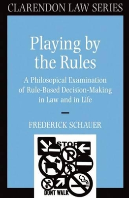 Playing by the Rules book