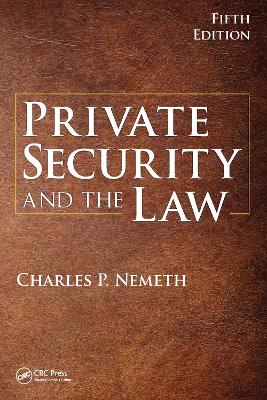 Private Security and the Law book
