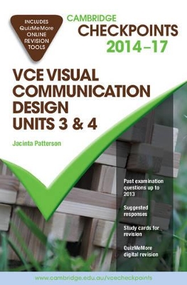 Cambridge Checkpoints VCE Visual Communication Design Units 3 and 4 2014-16 book