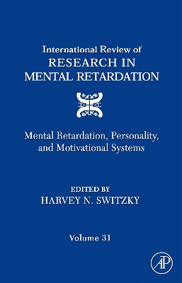 International Review of Research in Mental Retardation book