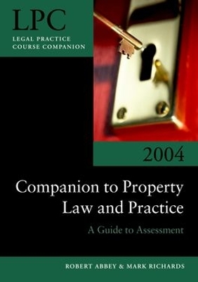 Companion to Property Law and Practice by Mark Richards