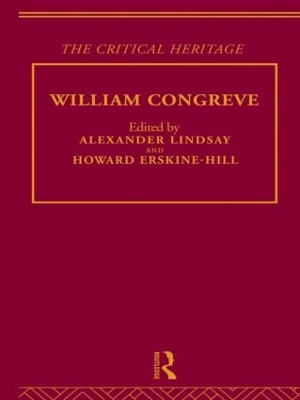 William Congreve by Howard Erskine-Hill