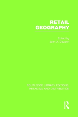 Retail Geography book