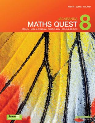 Jacaranda Maths Quest 8 Stage 4 NSW Australian Curriculum 2E LearnON & Print book