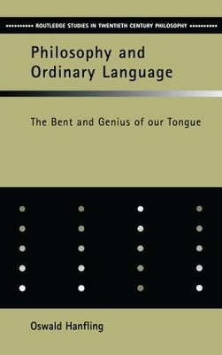 Philosophy and Ordinary Language book