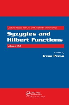 Syzygies and Hilbert Functions by Irena Peeva