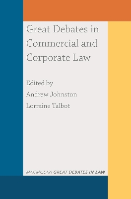 Great Debates in Commercial and Corporate Law book