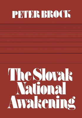 Slovak National Awakening book