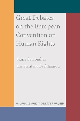 Great Debates on the European Convention on Human Rights book