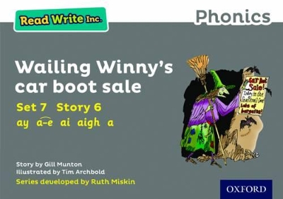 Read Write Inc. Phonics: Grey Set 7 Storybook 6 Wailing Winny's Car Boot Sale book