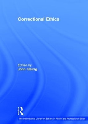 Correctional Ethics book