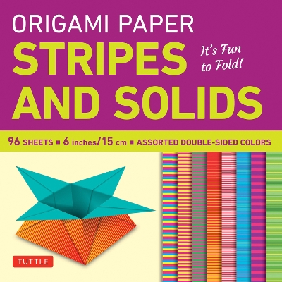 Origami Paper Stripes and Solids book