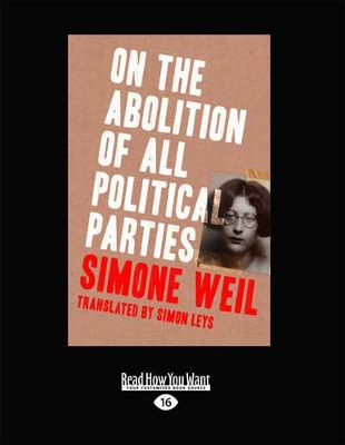 On the Abolition of All Political Parties book