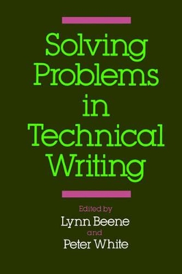 Solving Problems in Technical Writing book