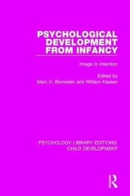 Psychological Development From Infancy by Marc H. Bornstein
