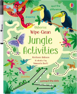 Wipe-Clean Jungle Activities book