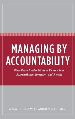 Managing by Accountability book