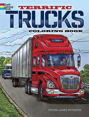 Terrific Trucks Coloring Book book