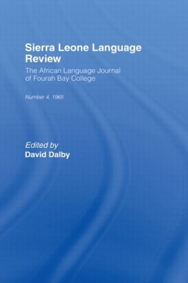 African Language Review by David Dalby