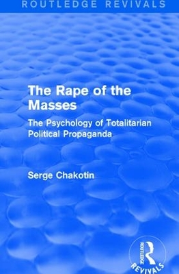 : The Rape of the Masses (1940) book