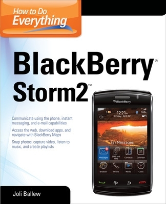 How to Do Everything BlackBerry Storm2 book