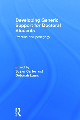 Developing Generic Support for Doctoral Students by Susan Carter