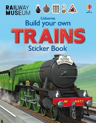 Build Your Own Trains Sticker Book book