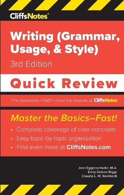 CliffsNotes Writing (Grammar, Usage, and Style): Quick Review book