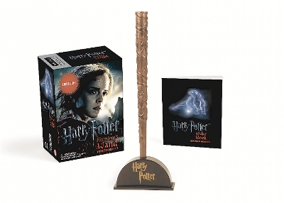 Harry Potter Hermione's Wand with Sticker Kit: Lights Up! book