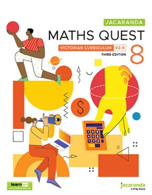 Jacaranda Maths Quest 8 Victorian Curriculum , 3e learnON and Print book