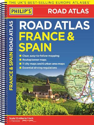 Philip's France and Spain Road Atlas book
