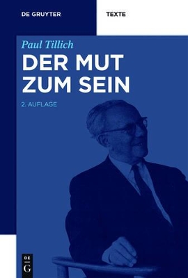 Der Mut Zum Sein book