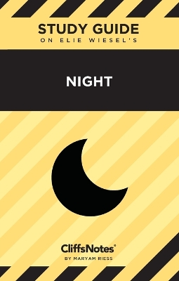 CliffsNotes on Wiesel's Night: Literature Notes book