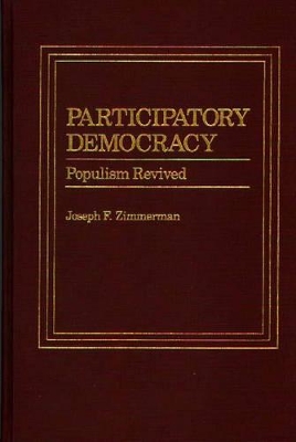Participatory Democracy book
