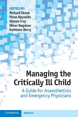 Managing the Critically Ill Child book