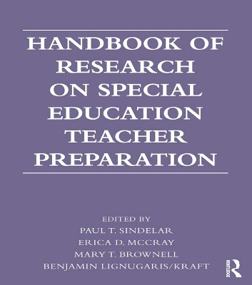 Handbook of Research on Special Education Teacher Preparation by Erica D. McCray