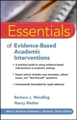 Essentials of Evidence-Based Academic Interventions book