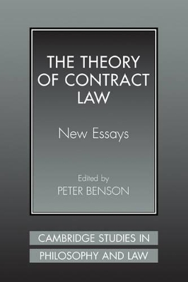 The Theory of Contract Law by Peter Benson