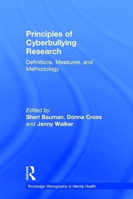 Principles of Cyberbullying Research book