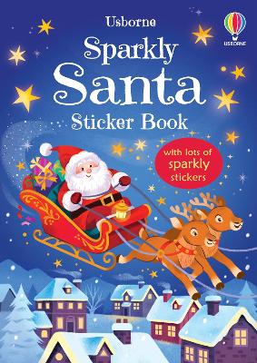 Sparkly Santa Sticker Book book