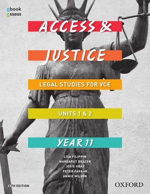 Access and Justice VCE Legal Studies Units 1 & 2 book
