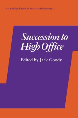 Succession to High Office book