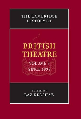 Cambridge History of British Theatre book